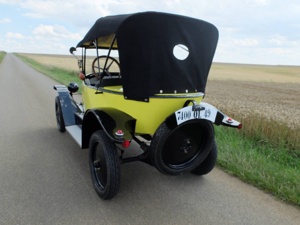 5 Roues En Tôle 65mm Pour Jouet Citroën Trèfle 5HP échelle 1/10e - Neuves